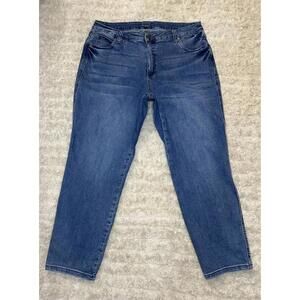 Kut from the Kloth medium wash Fab Ab cigarette leg jeans Size 16W
